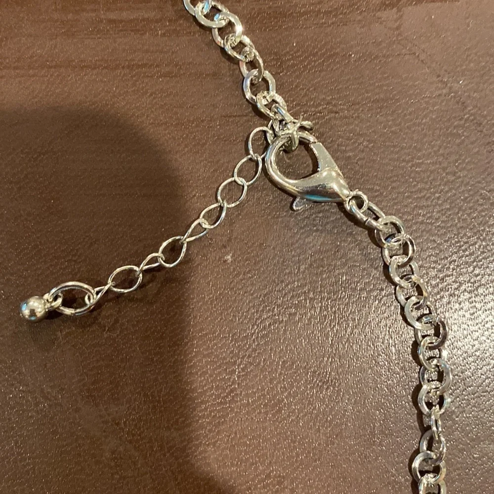 17 inch 69 necklace with color changing stones